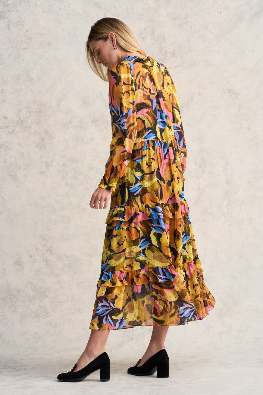 Printed Maxi Dress - Renaissance Print