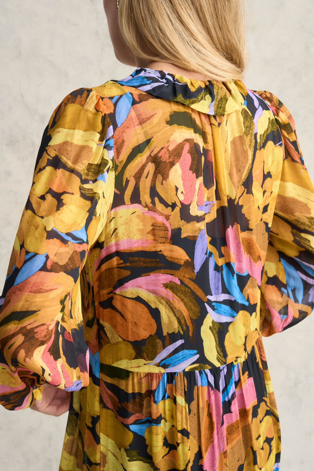 Printed Maxi Dress - Renaissance Print